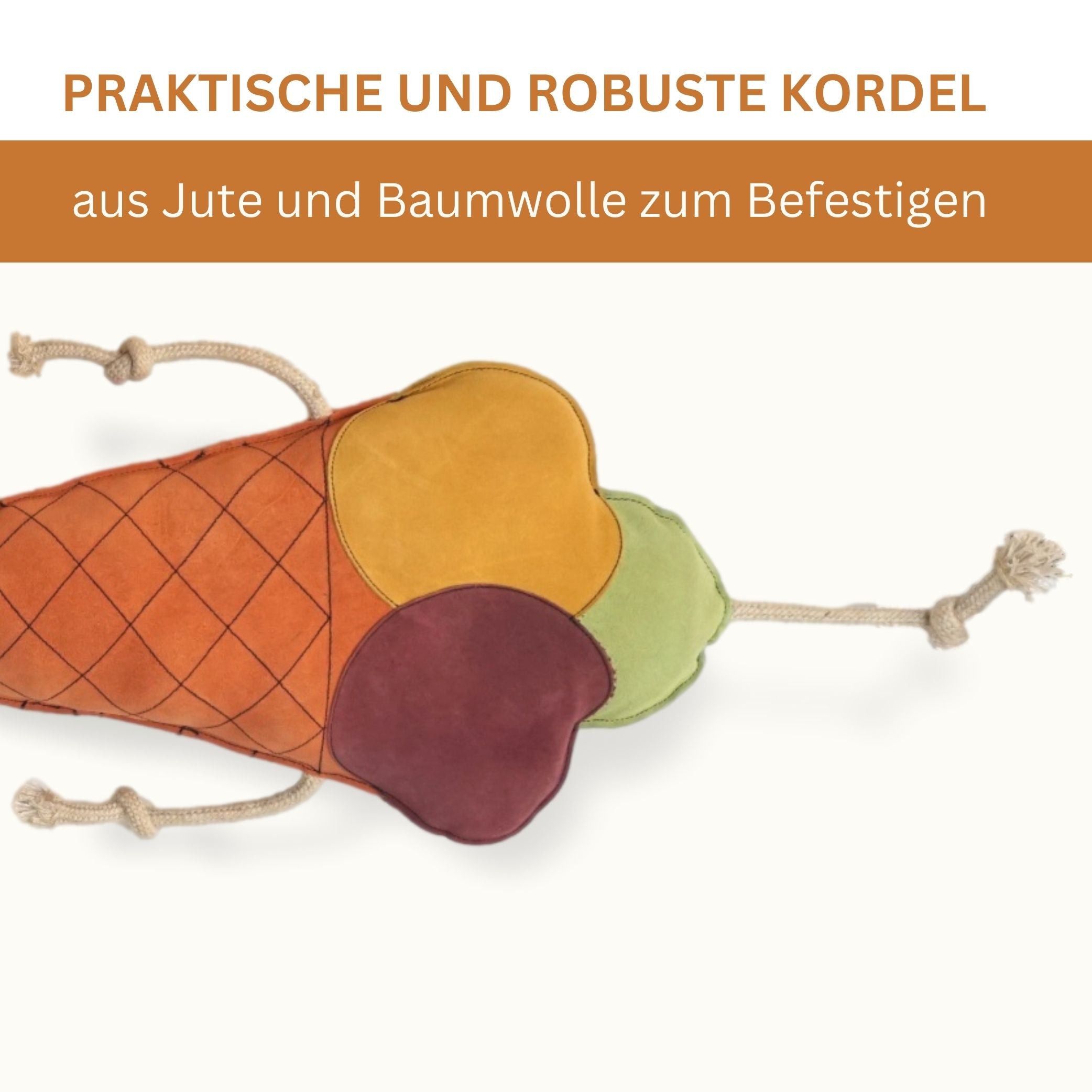 Pferdespielzeug aus Wildleder als Beschäftigung